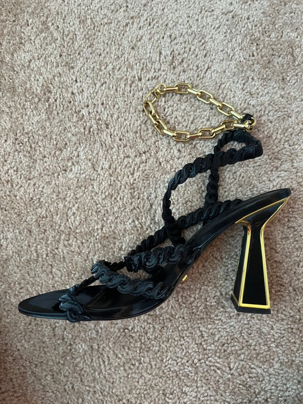 Kat Maconie Chain Heels - Picture 1 of 7